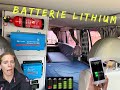 Batterie lithium dans le 4x4 #lithium #overland #vanlife #electricity