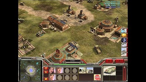 Command & Conquer Generals Zero Hour - Skirmish Mode - Tournament Lake - Super Weapon / Infantry
