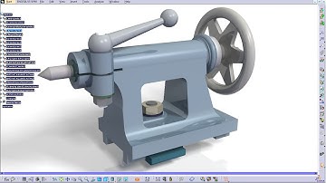 Catia V5 Tutorials|Machine Parts|Tailstock Mock Up
