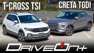 Hyundai Creta ou Volkswagen T-Cross? Qual a melhor opção? | Comparamos os dois SUVs 1.0 Turbo