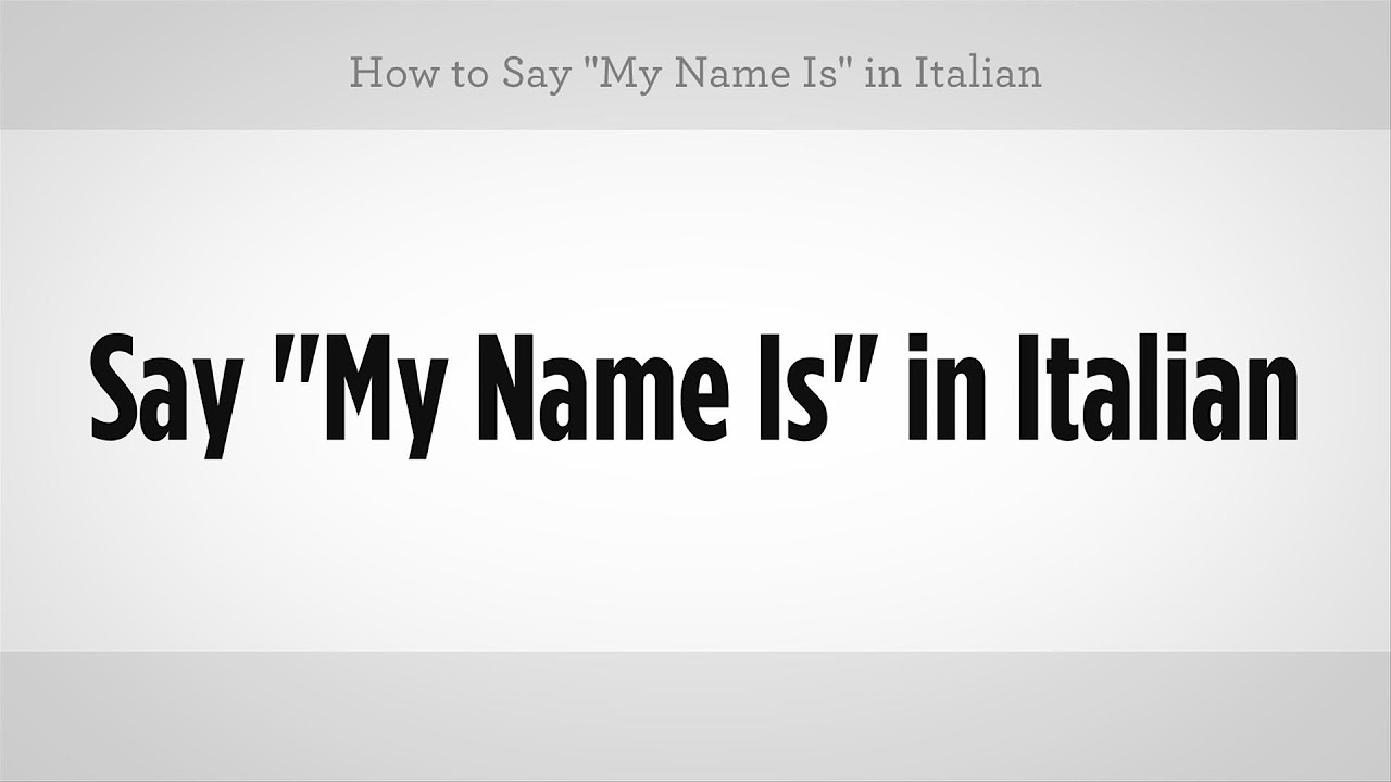 How to Say