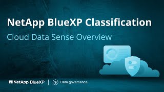 NetApp BlueXP Classification: Cloud Data Sense Overview