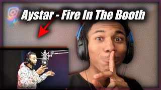 AMERICAN REACTS TO UK LIVERPOOL RAPPER! | Aystar - Fire In The Booth