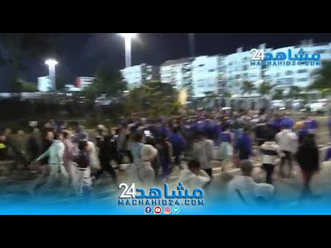 جماهير إتحاد طنجة تحج بكثرة الى مركب محمد الخامس