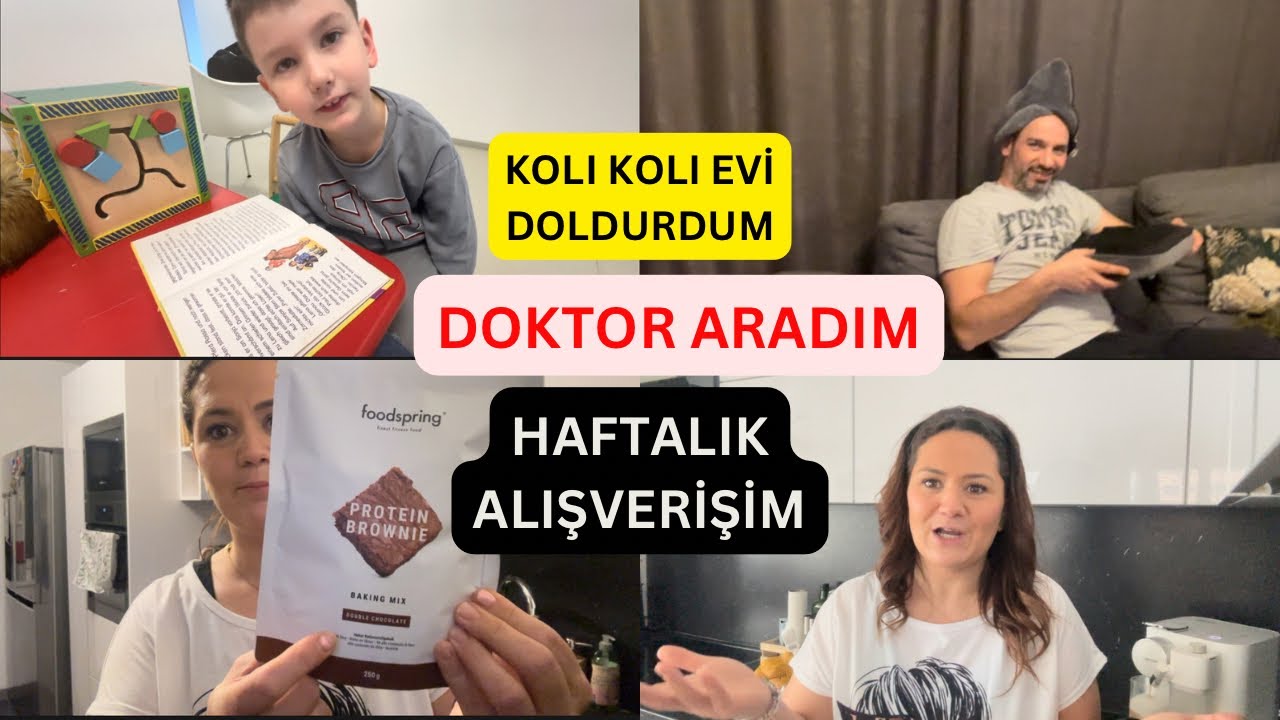 KOLI KOLI PAKET| DOKTOR KRİZİ|HAFTALIK ALIŞVERİŞ #alışveriş #dailyvlog #lowcarb #diyetgünlüğü