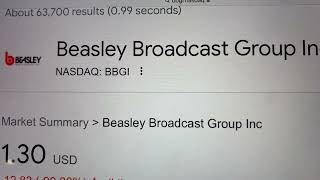 Beasley Broadcast Group Bbgi Stock Trading Facts