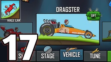 Crazy dragster car - Hill climb Part 17 - Gameplay walkthrough. #racecar #hillclimb #fyp #games