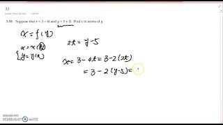 Intro Algebra Chapter 5 Challenge Problem 32-35