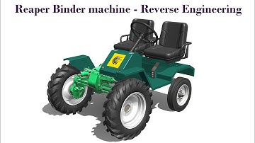 Reaper Binder machine - reverse Engineering, #solidworks,#technology,#mechanism ,#innovation,#CAD