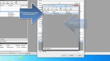 Scaleit W8 - How To Add a New Price List