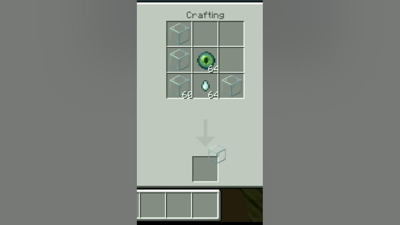 How to make end crystal in Minecraft minecraft viral trending 