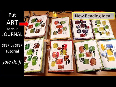Put Art On Your Journal ✅ Tutorial For Beginners Step By Step
