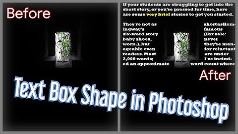 Create a Custom Text Box Shape in Photoshop | Supreme Studios |