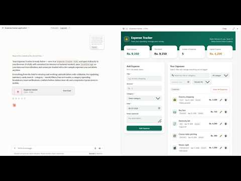 🚀 Abdur Rehman AI Wala Made a Smart Expense Tracker App Using ChatGPT, Claude AI & Canva 💻💰