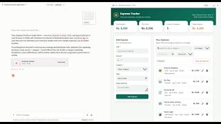 🚀 Abdur Rehman AI Wala Made a Smart Expense Tracker App Using ChatGPT, Claude AI & Canva 💻💰