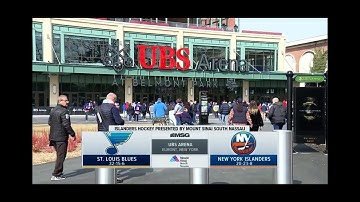 MSG Intro To St Louis Blues @ New York Islanders game