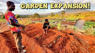 Growing Even MORE Food! | Expanding Our African Village Garden & Big Homestead Updates