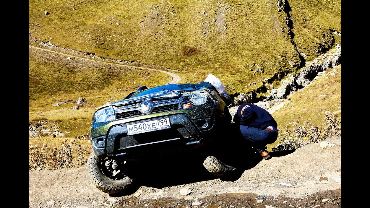 Внедорожная эвакуация перевертыша в Кабардино-Балкарии - YouTube