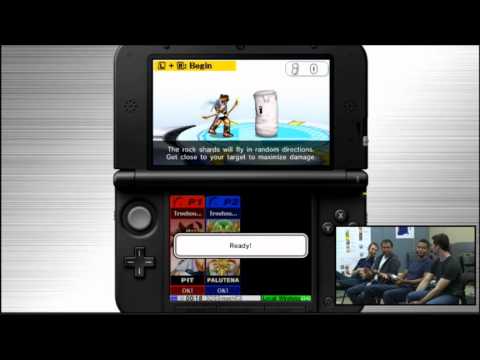 Nintendo Treehouse - Smash Bros. 3DS - menus, StreetPass, gameplay, and more