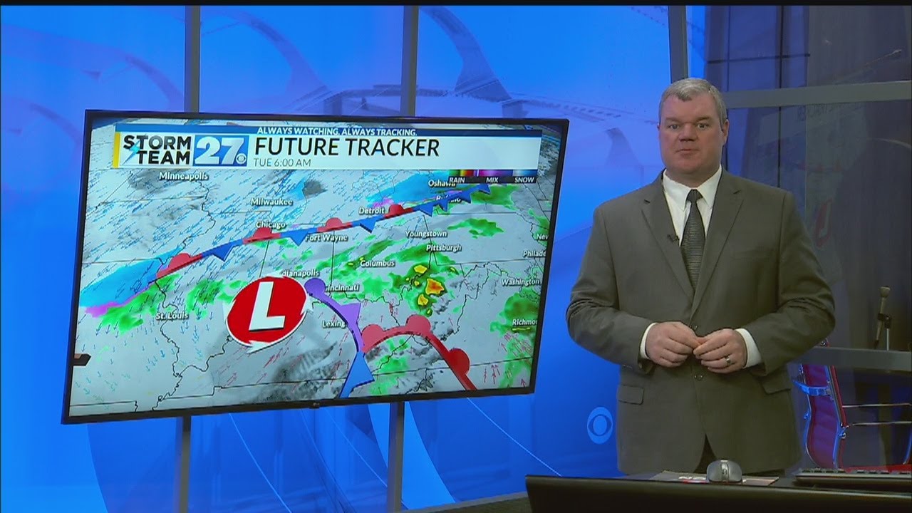 Rain showers return through Tuesday morning - YouTube