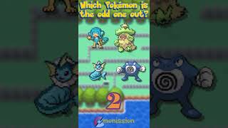 Which is the odd one out? But it is not about their color 😆 #pokemon