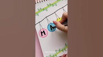 Simple Front Page Idea: Math ✨ #shorts #halyncalligraphy #frontpage