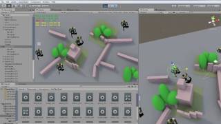Unity Sprite 8 directional movement test,idle,attack, auto face to enemy & attack Test