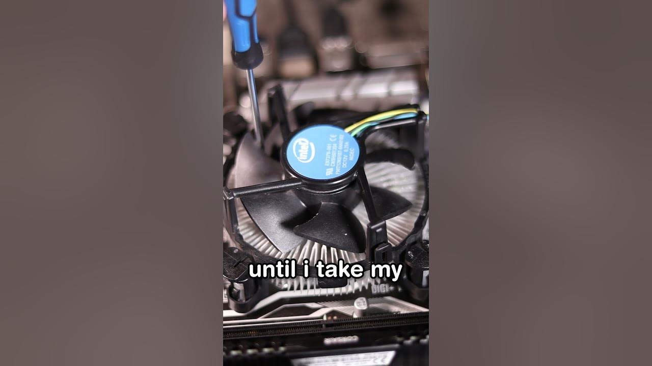 What happens if I block my CPU Fan From Spinning? YouTube