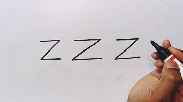 How To Turn Letter Z Into A Car Drawing Easy | How To Draw A Car From Letter Z | New Drawing Idea