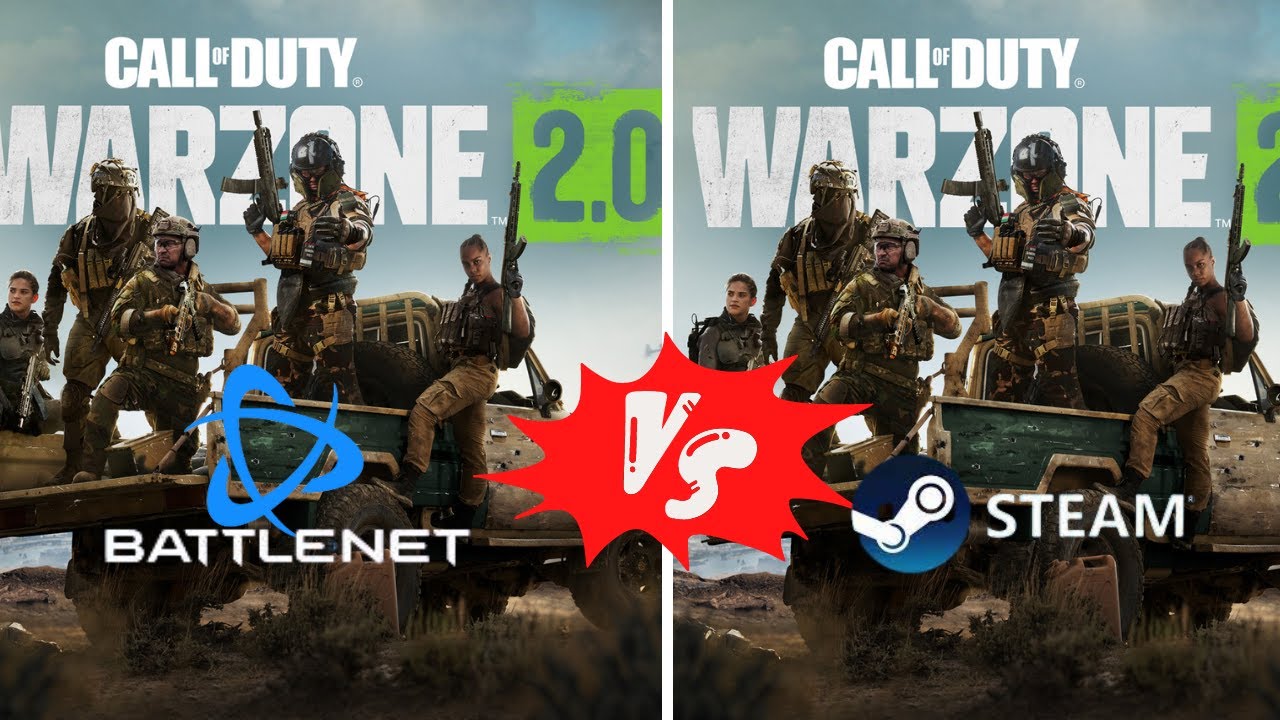 Call of Duty: Warzone 2.0 : Steam vs Battle.net - Performance Test 