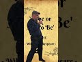 To be, really thats your question!