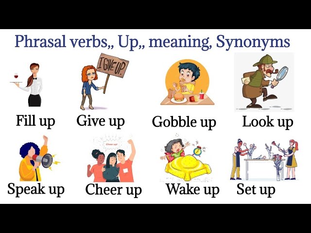 Common Phrasal Verbs with UP • Learn English with Harry 👴