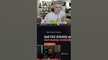xQc reacts to Olofmeister check his inventory price after trade-up update 😳 #cs2  #streamer