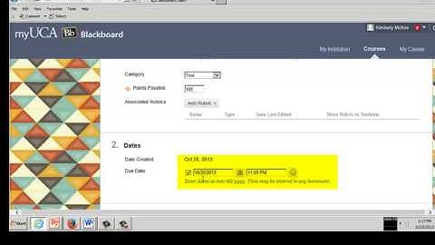 Blackboard 9.1 Adding and Deleting Grade Columns (instructional movie)