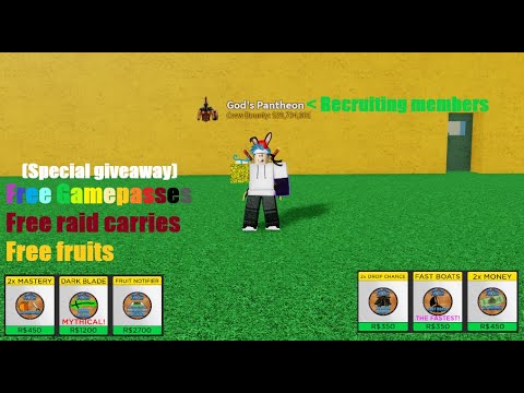 HOW TO GET GAMEPASSES FOR FREE!!! Blox Fruits 