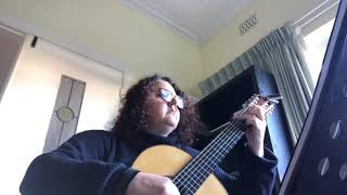 Lightly Row accompaniment (bk1 Suzuki Guitar)