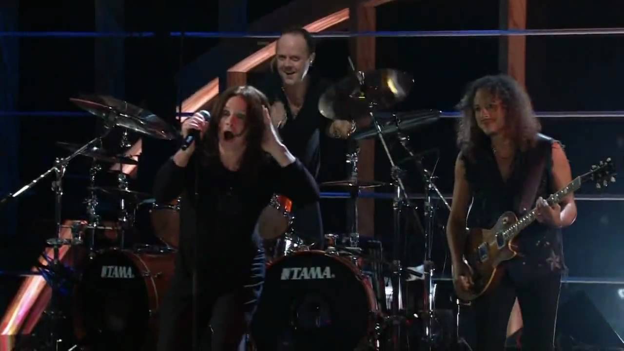 Metallica&Ozzy Osbourne-Iron Man&Paranoid-The 25th.Anniversary Rock And Roll Hall Of Fame 2009 HD