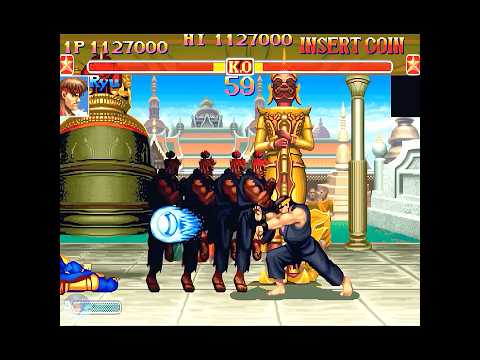 SUPER STREET FIGHTER II TURBO - RYU vs AKUMA | INSANE TIGHT MATCH! PART4 #Shorts