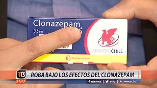 Robo bajo efectos del Clonazepam