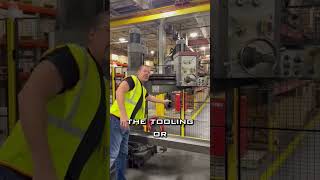 Perimeter Guarding Installation | Real Shop Floor Upgrade #shorts