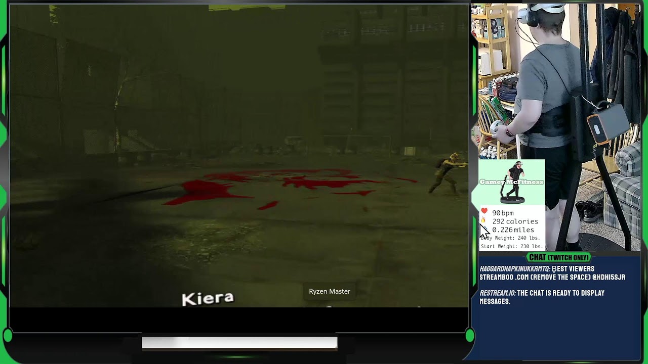 Fallout London VR on Omnidirectional Treadmill