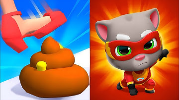 Tippy Toe Asmr 🆚 Talking Tom Hero Dash - Android Gameplay