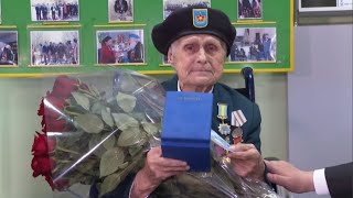 Ветерана ВОВ наградили орденом «Айбын» ІІІ степени в преддверии Дня Победы