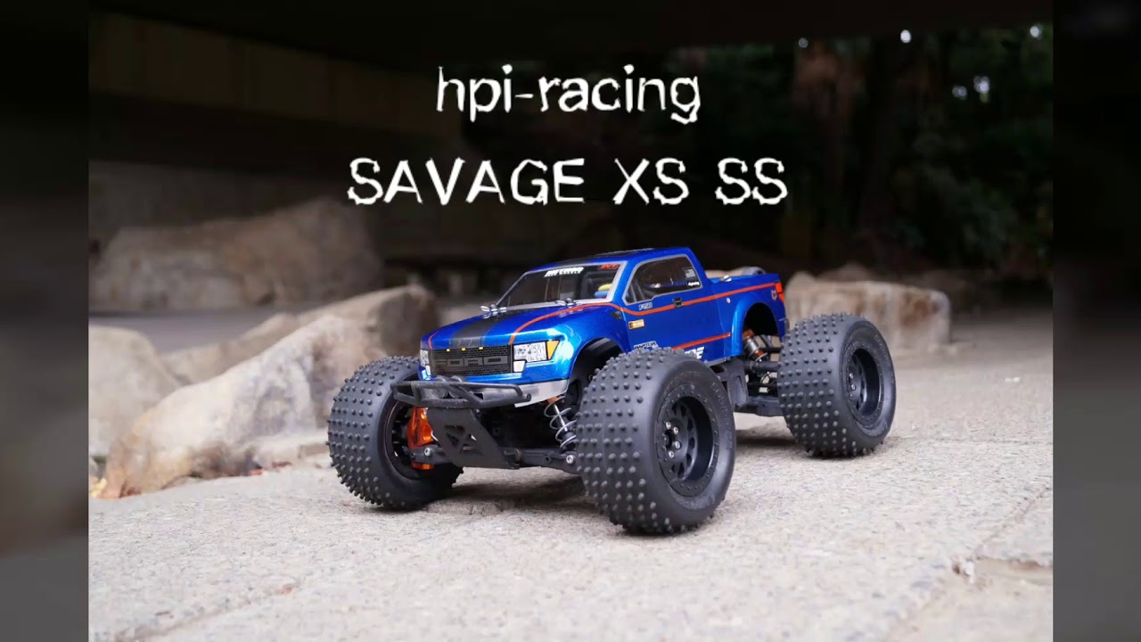 【RC mab】hpi-racing SAVAGE XS SS FORD F-150 RAPTOR SVT - YouTube