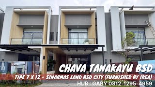 🔴 CHAVA TANAKAYU BSD CITY Tipe 7 x 12 Furnished by IKEA Super Praktis Harga Mulai 2.9 M