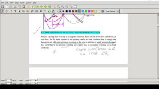 module3 lecture2 Vector diagrams of ideal and actual transformer
