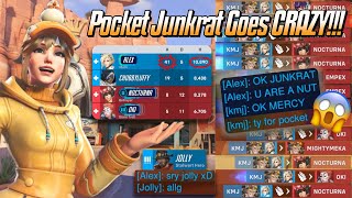 Pocket Junkrat Goes CRAZY!!! 😱 - Mercy Gameplay & Commentary - Overwatch 2 (Season 15)