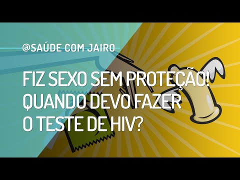 Vídeo: Teste De HIV: Como E Onde Você Pode Fazer, Quanto Tempo Leva