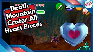 All Death Mountain Crater Heart Pieces in The Legend of Zelda Ocarina of Time