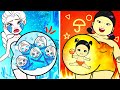 Download Lagu Oh! Elsa Has Multiple Pregnancy - Hot Squid Game VS Frozen Pregnant | Paper Dolls Story Animation